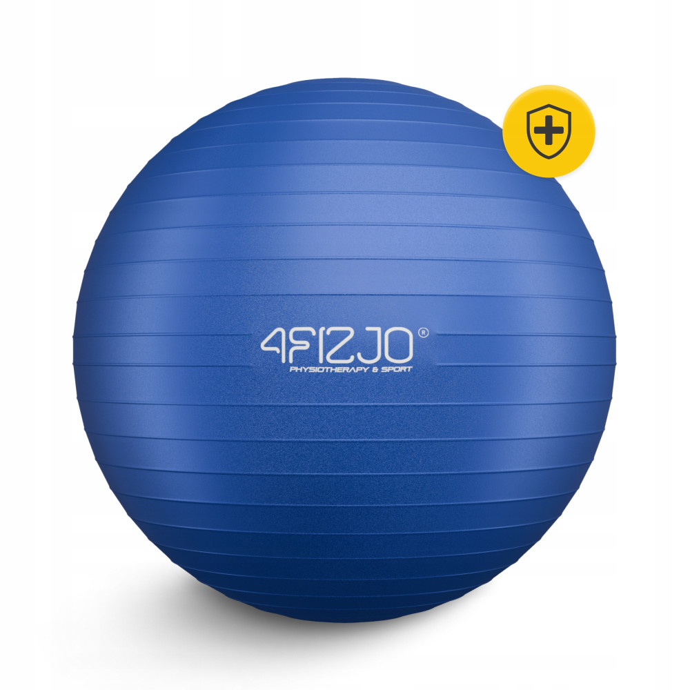 М'яч для фітнесу (фітбол) 4FIZJO 75 см Anti-Burst Blue (P-5907739316363)