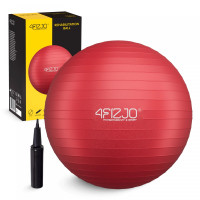 Мяч для фитнеса (фитбол) 4FIZJO 85 см Anti-Burst Red (P-5907739316387)