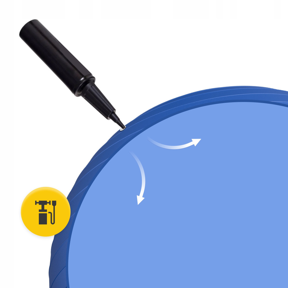 М'яч для фітнесу (фітбол) 4FIZJO 85 см Anti-Burst Blue (P-5907739316400)