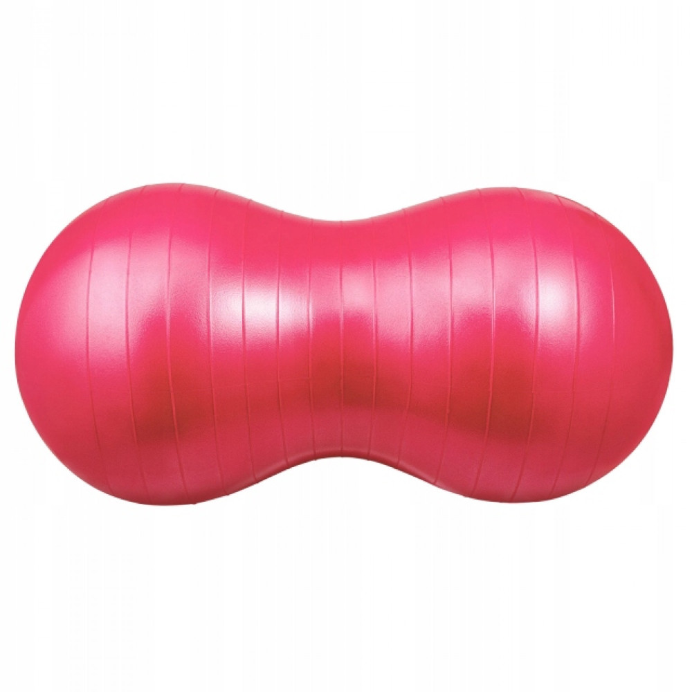 М'яч для фітнесу (арахіс) 4FIZJO Air Ball Peanut 45 x 90 см Anti-Burst Red (P-5907739318558)