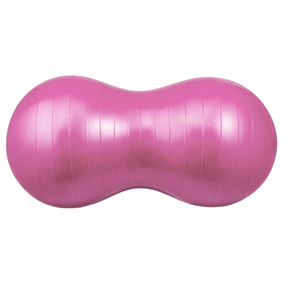 М'яч для фітнесу (арахіс) 4FIZJO Air Ball Peanut 45 x 90 см Anti-Burst Pink (P-5907739318565)