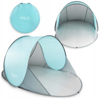 Палатка пляжная 4FIZJO Pop-Up 195 x 120 см самораскладывающийся Grey/Mint (P-5905973401432)