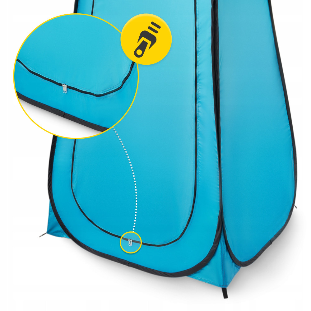 Намет туалет-душ, переодягальня Mountain Goat Pop-Up 200 x 110 x 110 см саморозкладний Sky Blue (P-5905973401456)
