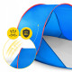 Намет пляжний 4FIZJO Pop-Up 195 x 120 см саморозкладний Blue/Red (P-5905973405164)
