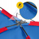 Намет пляжний 4FIZJO 200 x 115 см Blue/Red (P-5905973405171)