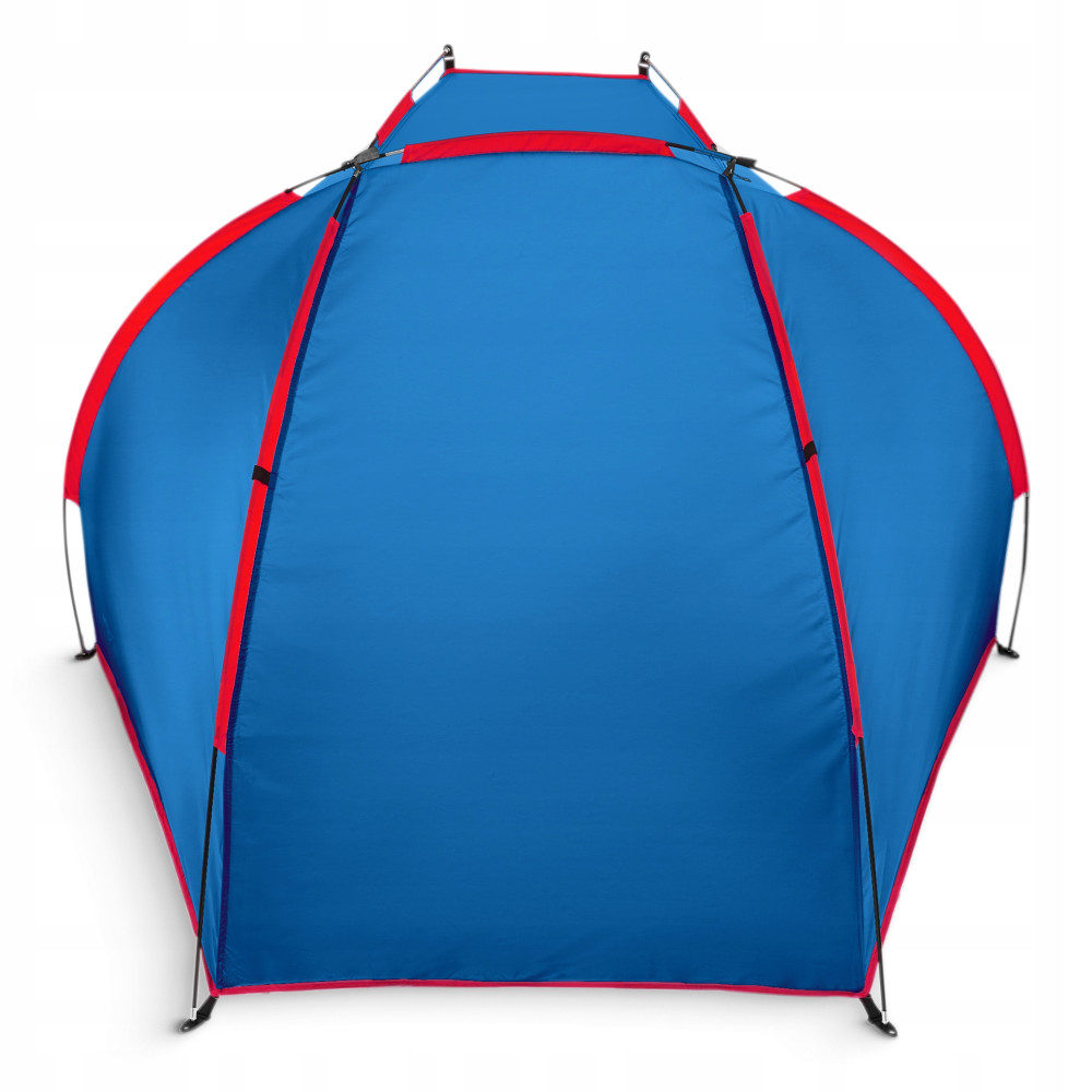 Намет пляжний 4FIZJO 200 x 115 см Blue/Red (P-5905973405171)