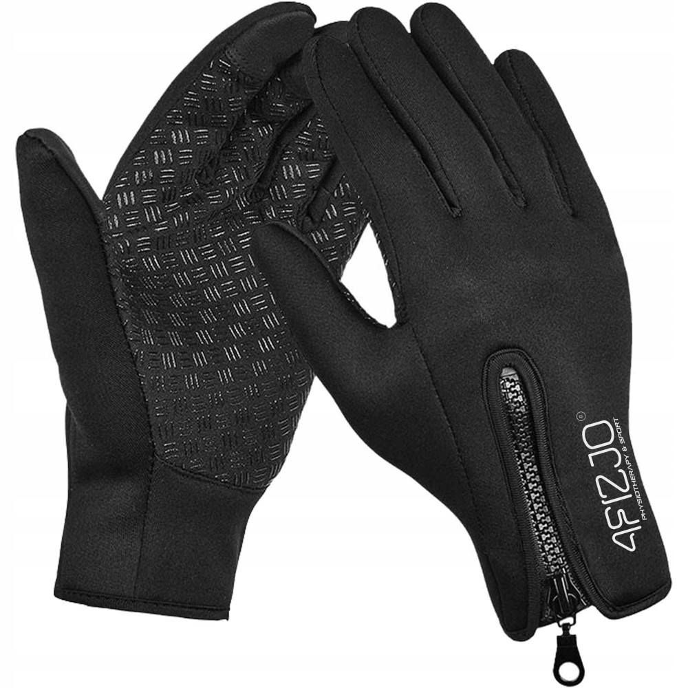 Перчатки для бега 4FIZJO Size M Black (P-5907739318121)