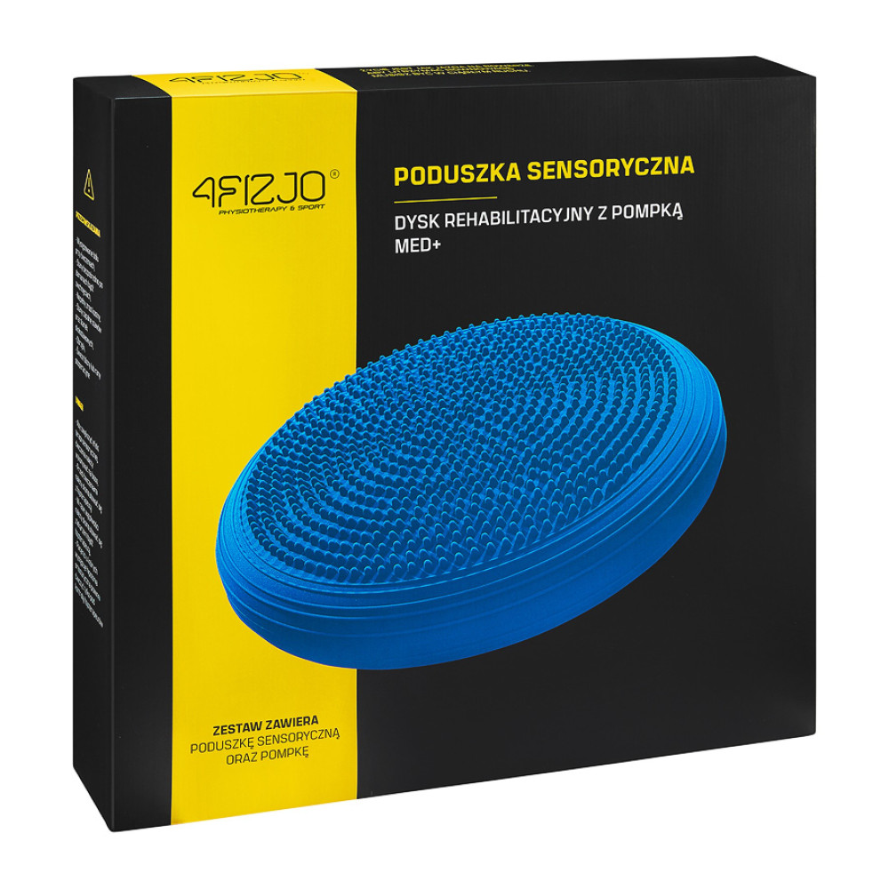 Балансувальна подушка (сенсомоторна) масажна 4FIZJO XXL MED+ Blue 4FJ0130 (P-5907739310576)