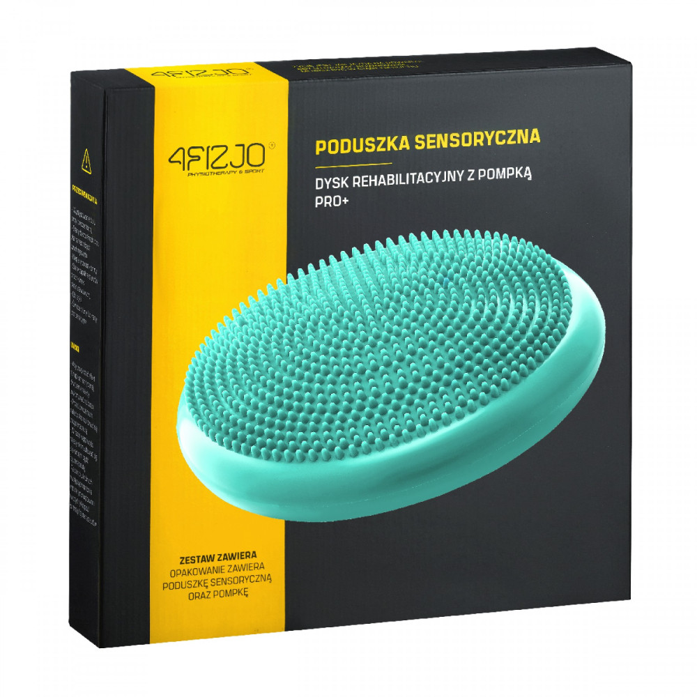 Балансувальна подушка-диск 4FIZJO PRO+ 33 см (сенсомоторна) масажна Mint 4FJ0313 (P-5907739314468)