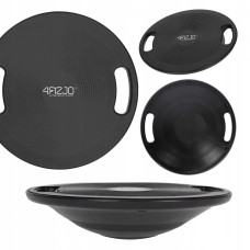 Балансировочная платформа 4FIZJO круглая, пластиковая 4FJ0622 Black (P-5905973400633)