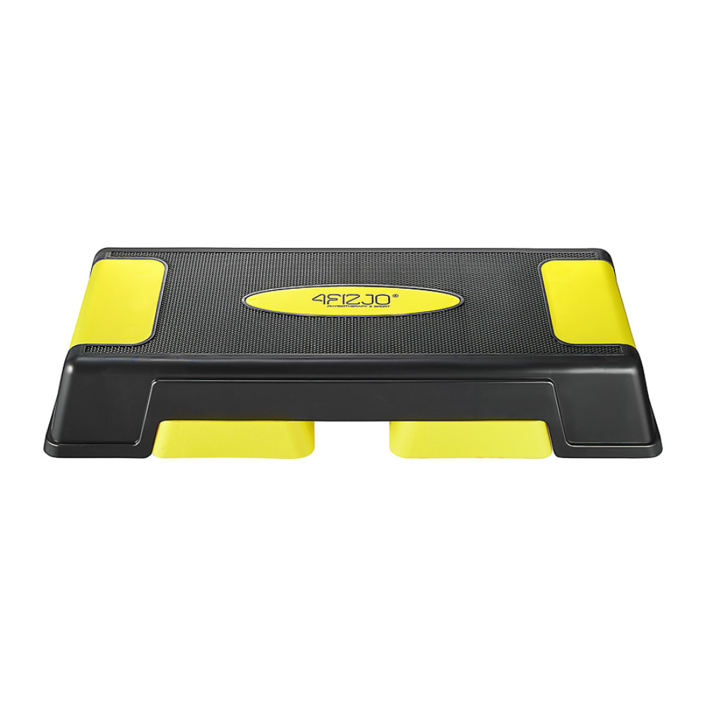 Степ-платформа 3-ступінчаста 4FIZJO Black/Yellow 4FJ0225