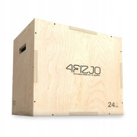 Плиометрический бокс 4FIZJO 3 в 1 75 x 60 x 50 см деревянный 4FJ0530 (P-5907739317469)