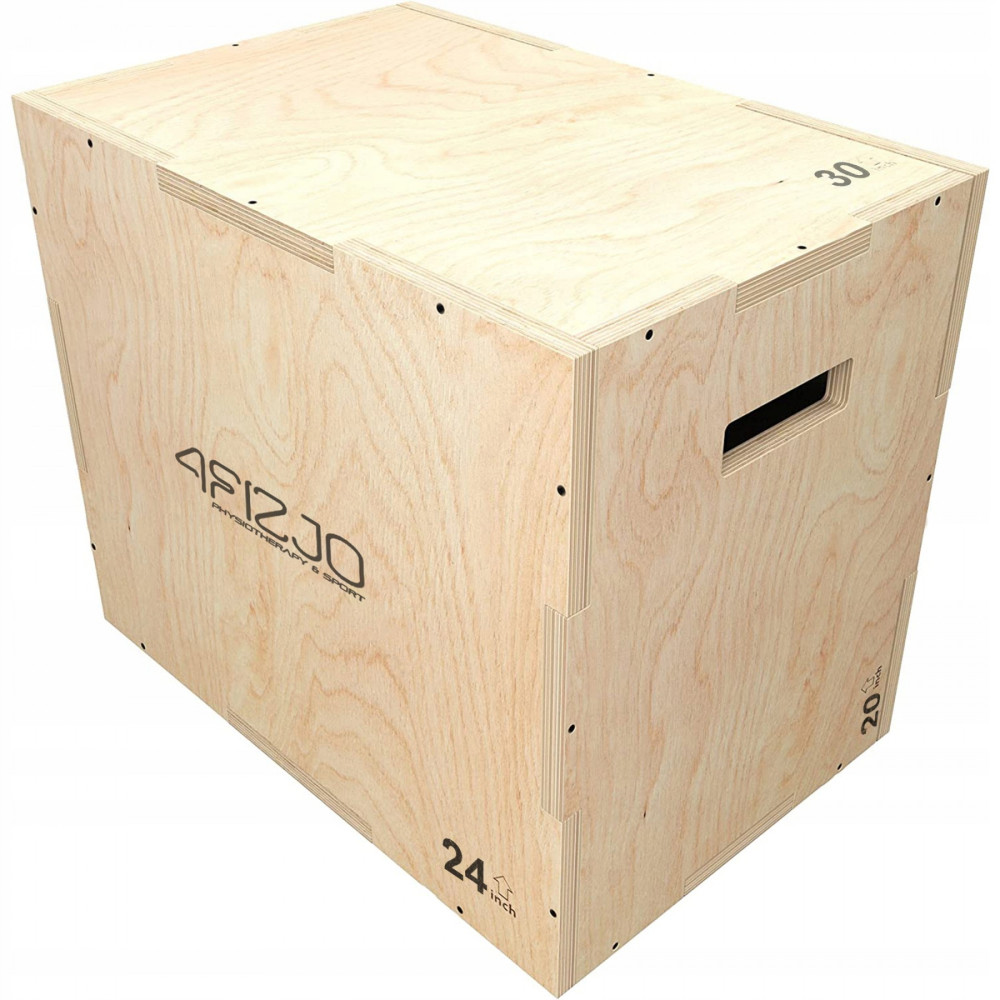 Плиометрический бокс 4FIZJO 3 в 1 75 x 60 x 50 см деревянный 4FJ0530 (P-5907739317469)