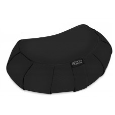 Подушка для йоги та медитації 4FIZJO Zafu напівкругла 40 x 30 x 12 см Black (P-5907739315519)