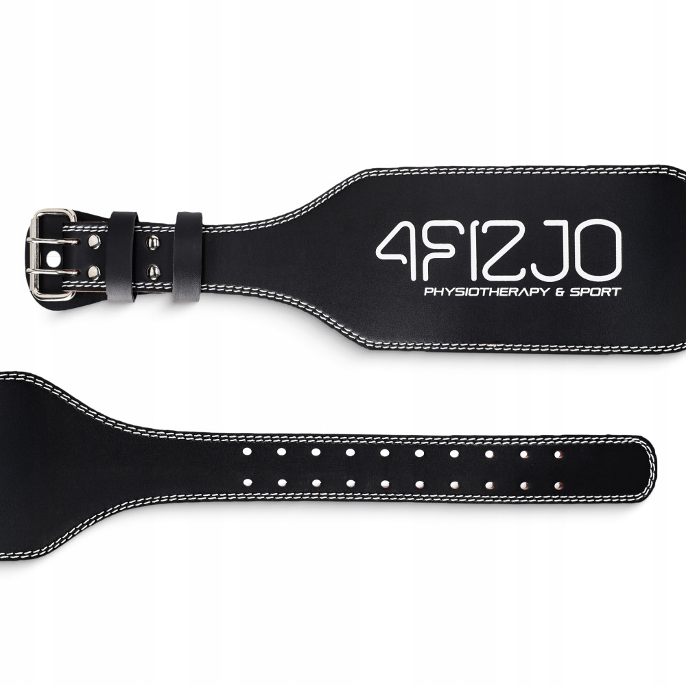 Пояс для тяжелой атлетики 4FIZJO кожаный Size S Black (P-5905973404297)