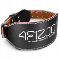 Пояс для тяжелой атлетики 4FIZJO кожаный Size M Black (P-5905973404303)