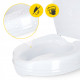 Насадка (надставка) на унітаз 4FIZJO 5 см White (P-5905973406420)