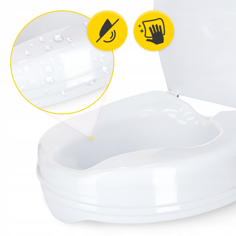Насадка (надставка) на унітаз 4FIZJO 10 см White (P-5905973406437)