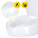 Насадка (надставка) на унітаз 4FIZJO 10 см White (P-5905973406437)