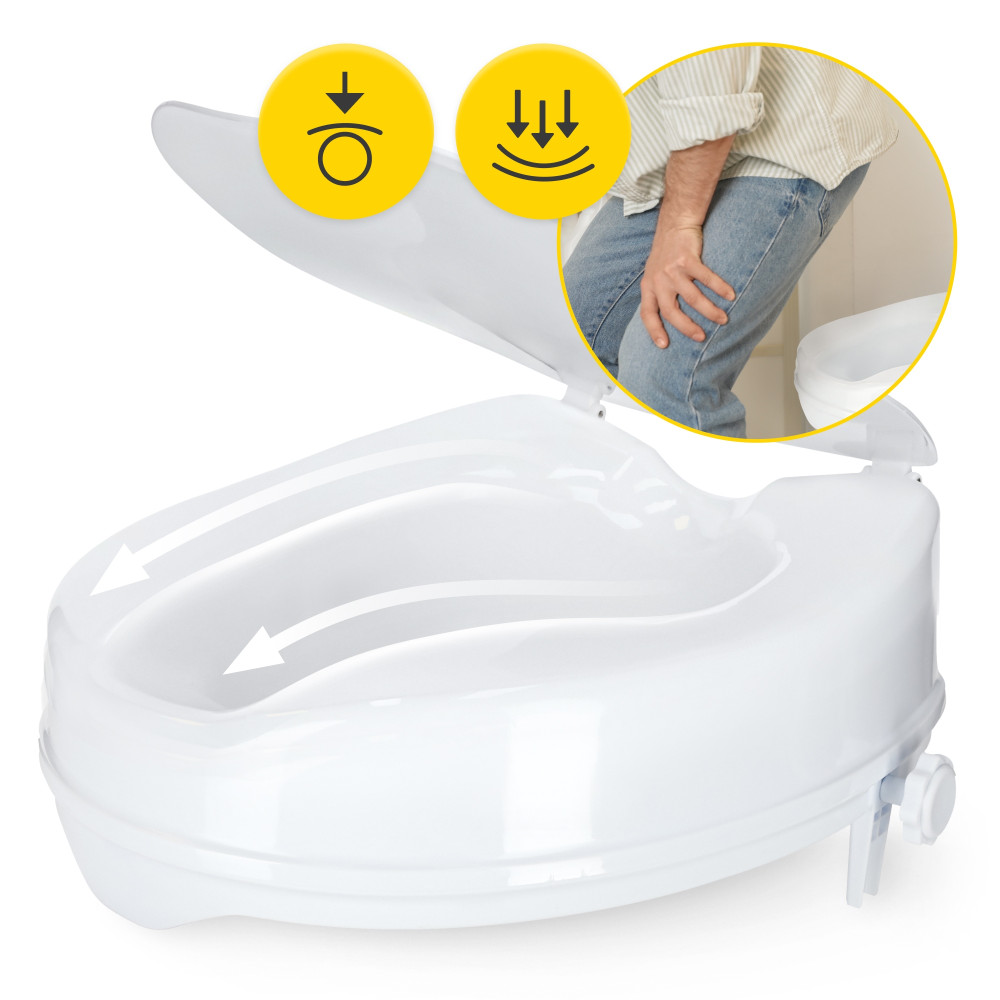 Насадка (надставка) на унітаз 4FIZJO 10 см White (P-5905973406437)