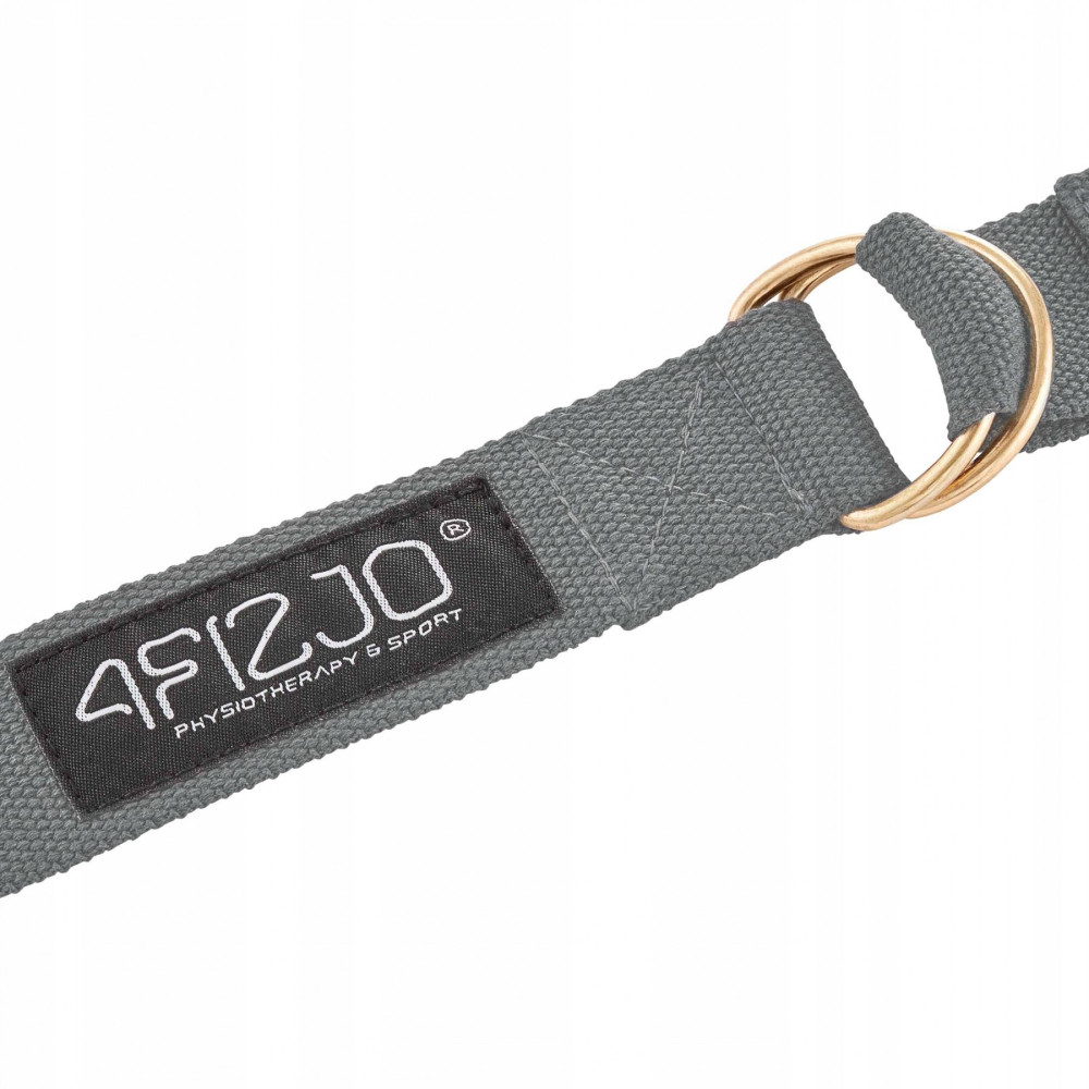 Ремінь для йоги 4FIZJO 300 см 4FJ0525 Grey (P-5907739315380)