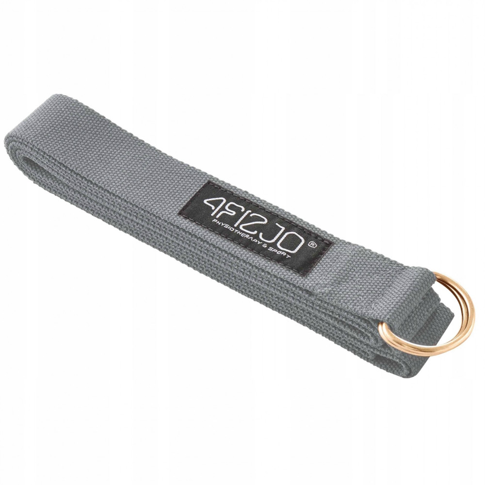 Ремінь для йоги 4FIZJO 300 см 4FJ0525 Grey (P-5907739315380)
