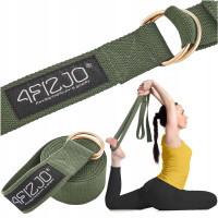 Ремень для йоги 4FIZJO 300 см 4FJ0527 Olive (P-5907739318442)