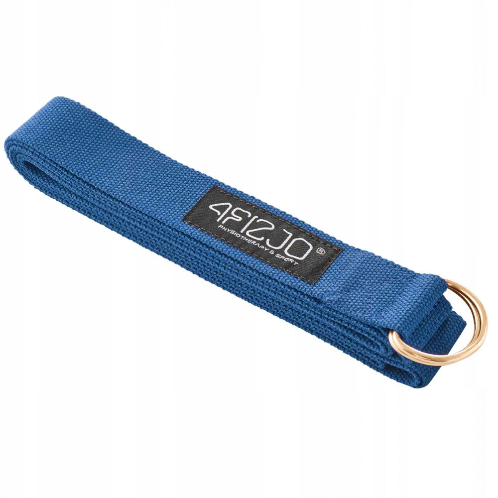 Ремінь для йоги 4FIZJO 300 см 4FJ0528 Blue (P-5907739318435)