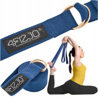 Ремінь для йоги 4FIZJO 300 см 4FJ0528 Blue (P-5907739318435)
