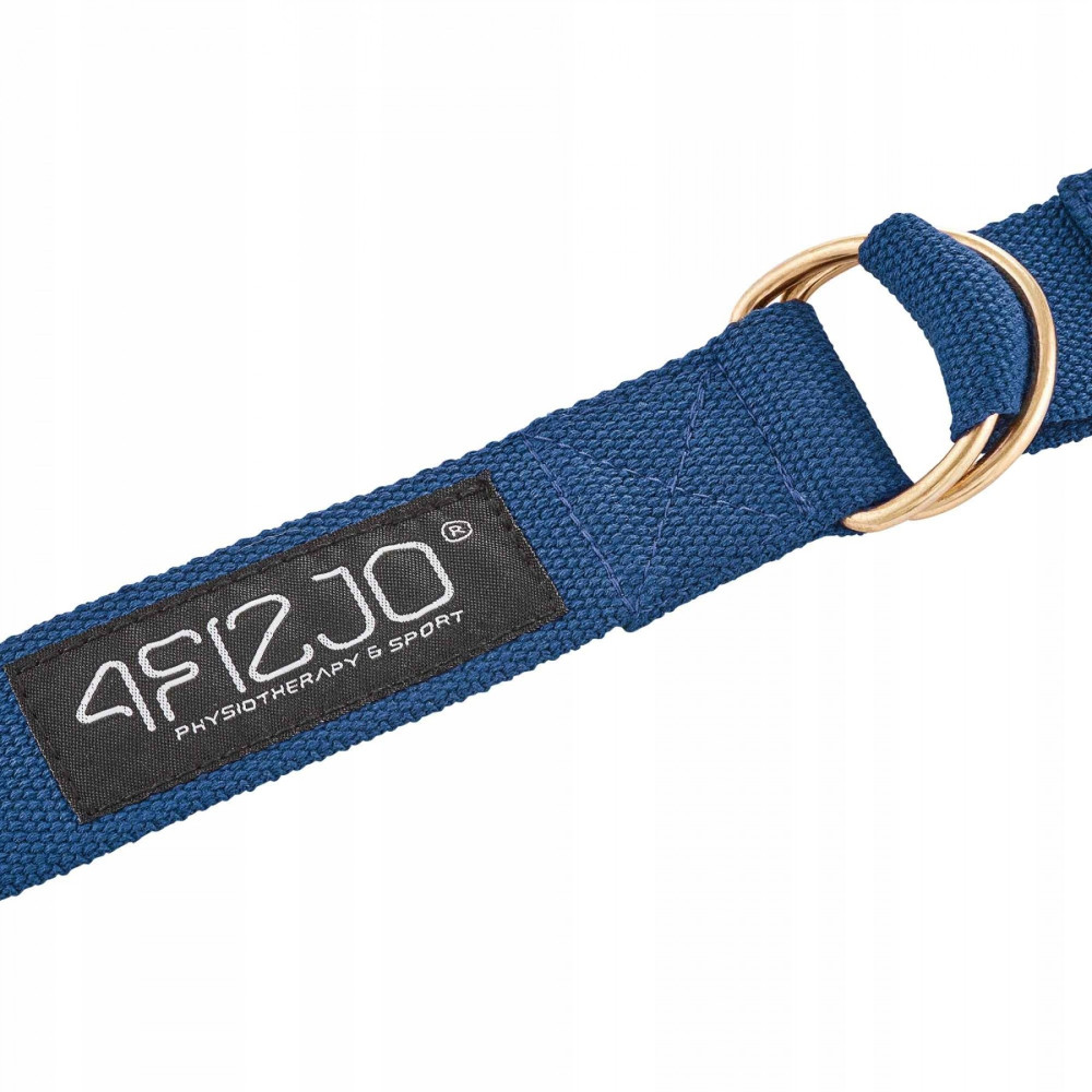 Ремінь для йоги 4FIZJO 300 см 4FJ0528 Blue (P-5907739318435)