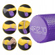 Масажний ролик 4FIZJO CARE+ EVA 60 x 15 см (валик, роллер) 4FJ0522 Purple (P-5907739314390)