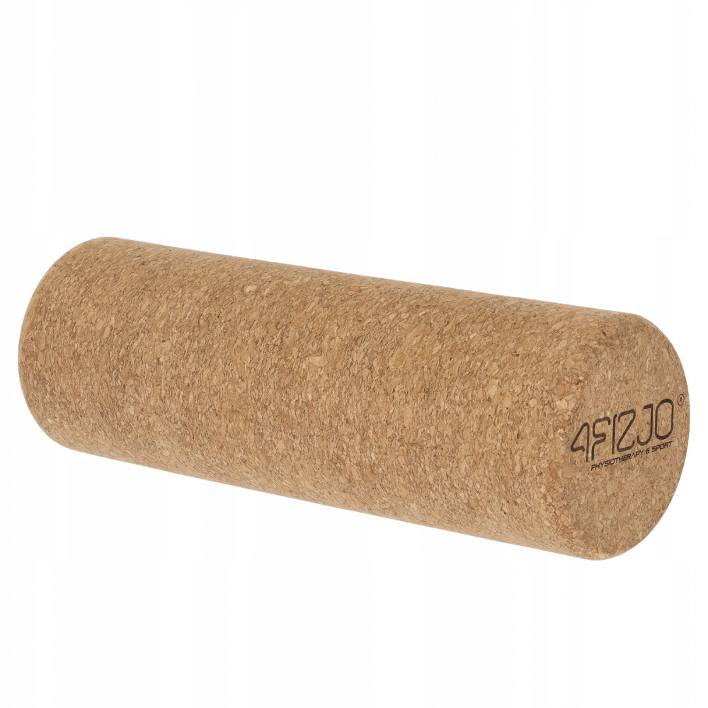 Масажний ролик 4FIZJO Cork 30 x 10 см (валик, ролер) гладкий 4FJ0569 (P-5907739319593)