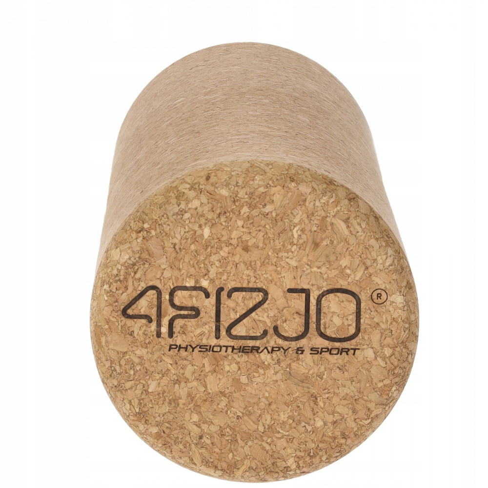 Масажний ролик 4FIZJO Cork 30 x 10 см (валик, ролер) гладкий 4FJ0569 (P-5907739319593)