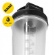 Шейкер спортивный 4FIZJO PRO 650 мл White/Black (P-5905973407007)