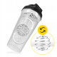 Шейкер спортивный 4FIZJO PRO 650 мл White/Black (P-5905973407007)