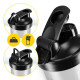 Шейкер спортивный 4FIZJO PRO 650 мл White/Black (P-5905973407007)