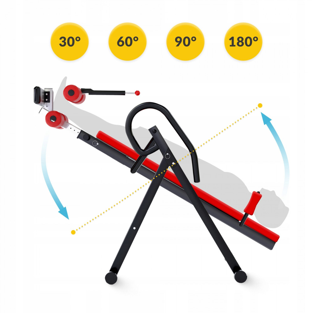 Стіл інверсійний 4FIZJO регульований 4FJ0654 Black/Red (P-5905973401944)