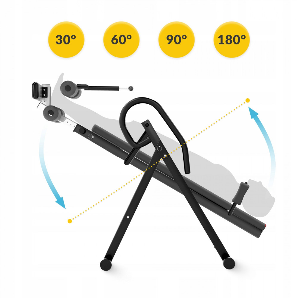 Стіл інверсійний 4FIZJO регульований 4FJ0655 Black/Grey (P-5905973401951)