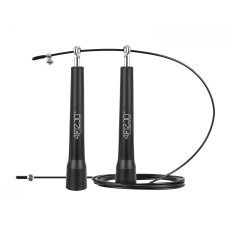 Скакалка 4FIZJO Standard+ скоростная для кроссфита Black 4FJ0183 (P-5907739311528)
