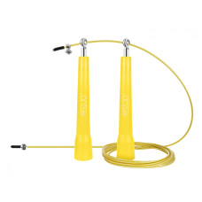 Скакалка 4FIZJO скоростная для кроссфита Standard+ Yellow 4FJ0184 (P-5907739311535)
