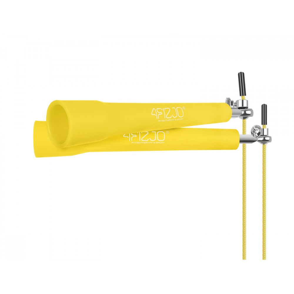 Скакалка 4FIZJO швидкісна для кросфіту Standard+ Yellow 4FJ0184 (P-5907739311535)