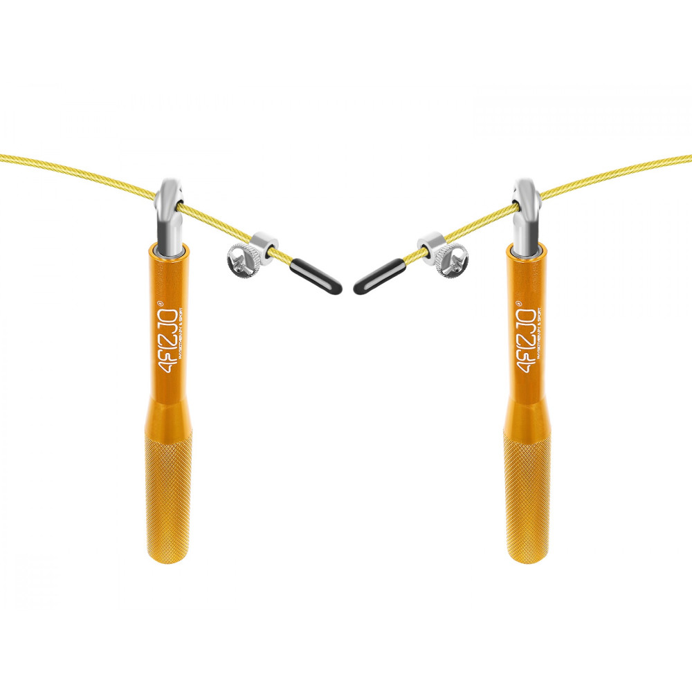 Скакалка 4FIZJO швидкісна для кросфіту Speed Rope Gold 4FJ0185 (P-5907222931158)