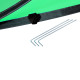 Пляжний тент 4FIZJO Pop Up 120 x 190 см 4FJ0224 Green/White (P-5907739312693)
