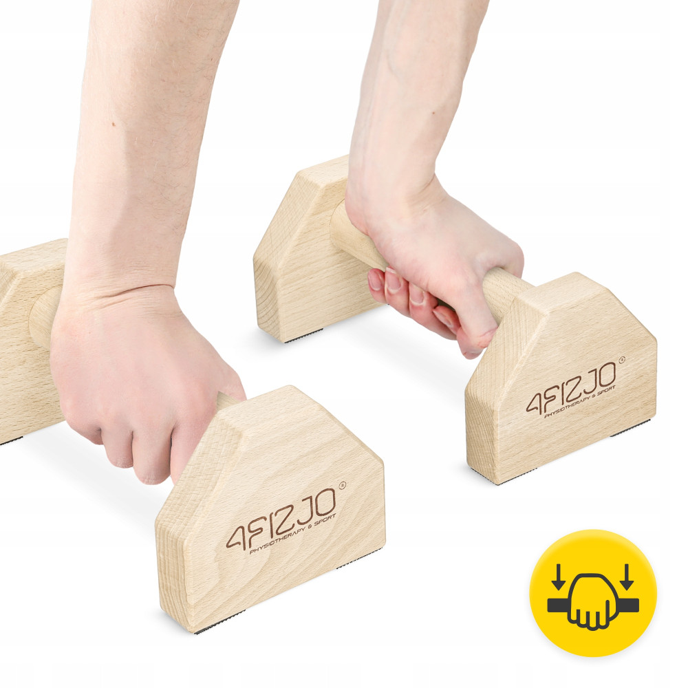 Упоры для отжиманий (паралетсы) 4FIZJO 25 см деревянные (P-5905973407021)
