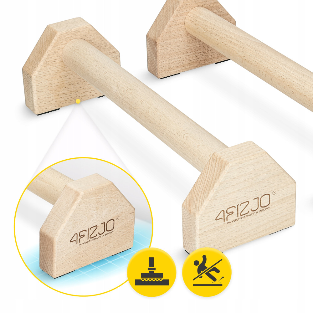 Упоры для отжиманий (паралетсы) 4FIZJO 40 см деревянные (P-5905973407045)
