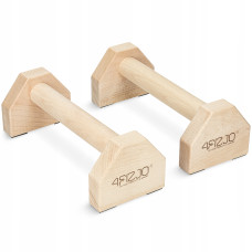 Упоры для отжиманий (паралетсы) 4FIZJO 30 см деревянные (P-5905973407052)
