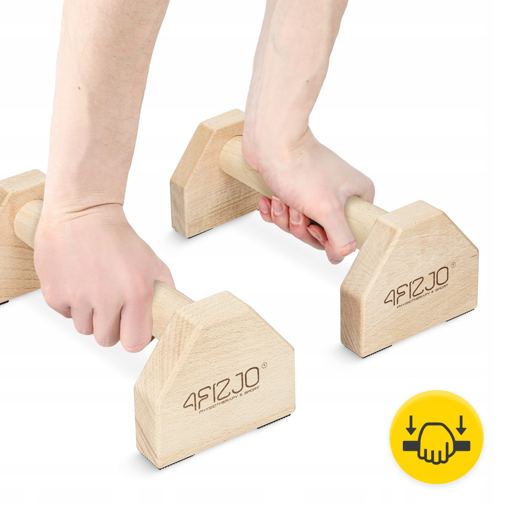 Упоры для отжиманий (паралетсы) 4FIZJO 30 см деревянные (P-5905973407052)