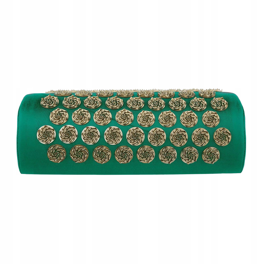 Валик акупунктурний 4FIZJO Standard Аплікатор Кузнєцова Navy Green/Gold (P-5907739316929)