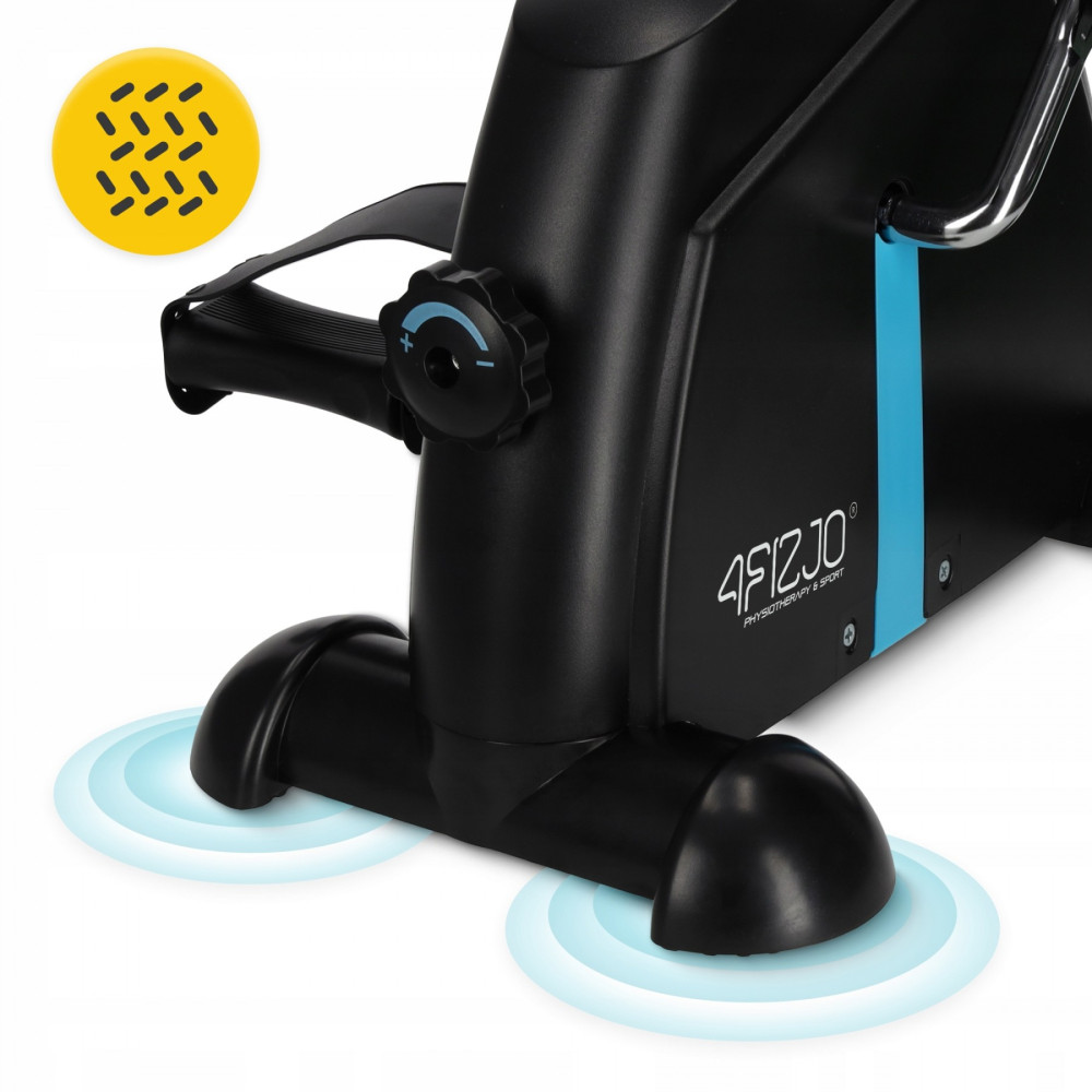 Міні велотренажер 4FIZJO Evo 2 в 1 для рук та ніг MBIKE01 Black/Blue (P-5905973401692)