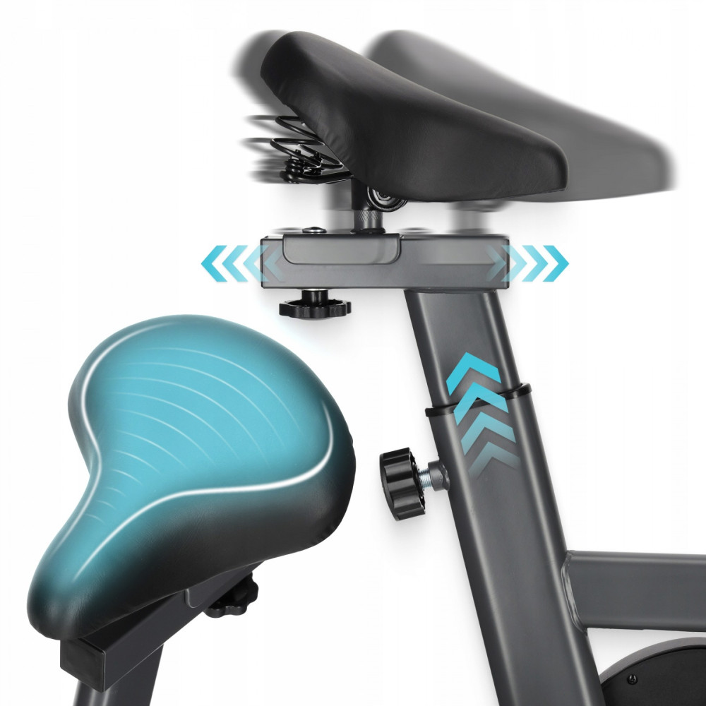Велотренажер спиннинговый (спинбайк) 4FIZJO Ultra SBIKE02 Black/Blue (P-5905973401647)